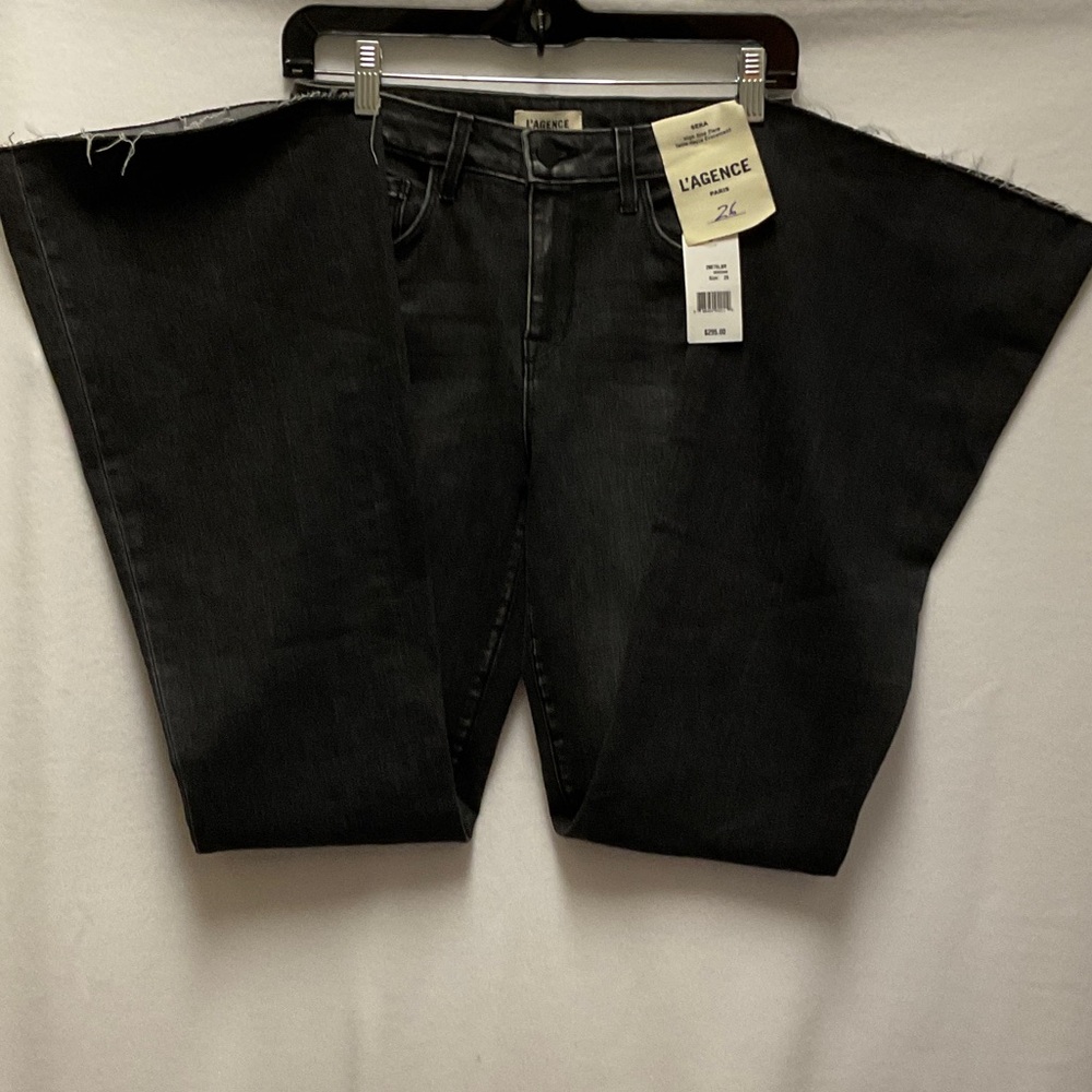 L'AGENCE Sera Charcoal Flare Women's Jeans